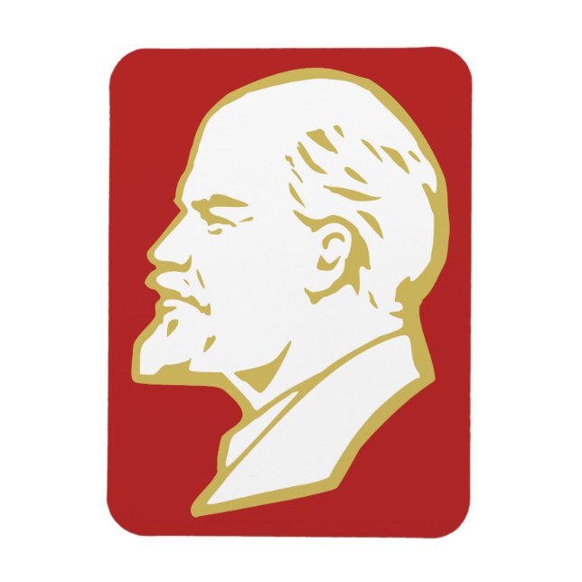 Lenin, UdSSR, CCCP, Sowjetunion, Kommunismus Magnet (Vertikal)