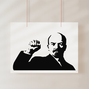 Lenin, UdSSR, CCCP, Sowjetunion, Kommunismus Poster