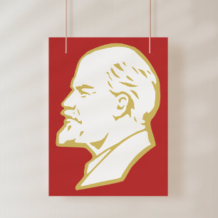 Lenin, UdSSR, CCCP, Sowjetunion, Kommunismus Poster