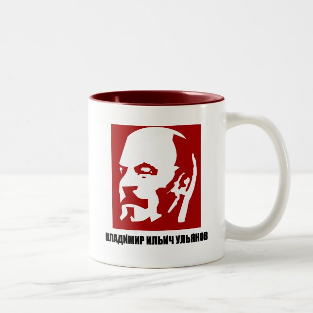 Lenin Zweifarbige Tasse (Rechts)