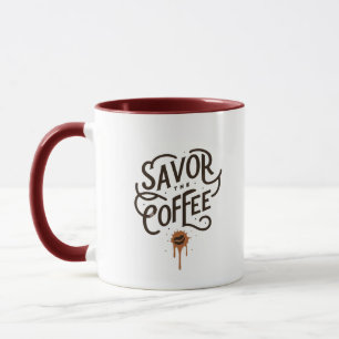 Lenke und genieße den Kaffeebecher Tasse