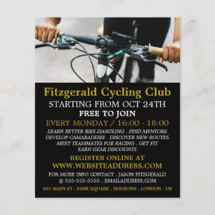 Lenker, Flyer für Cycling Club-Werbung