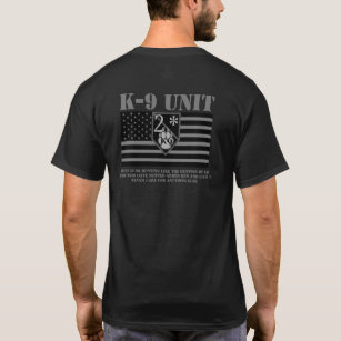 Lenker-Hunde- Jagd-Shirt der Polizei-K9 T-Shirt