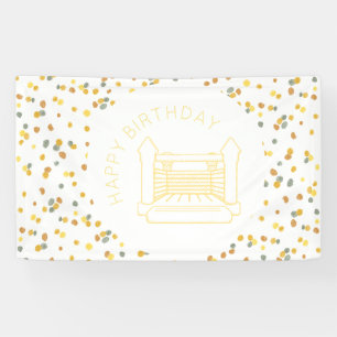 Lennon Bounce House Party Banner