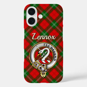 Lennox Clan Abzeichen & Tartan iPhone / iPad Gehäu 16 Hülle