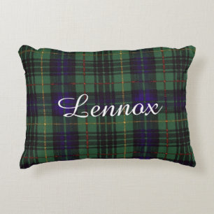 Lennox Clan karierter schottischer Tartan Dekokissen