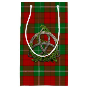 Lennox Tartan und keltische Trinity-Knoten Kleine Geschenktüte