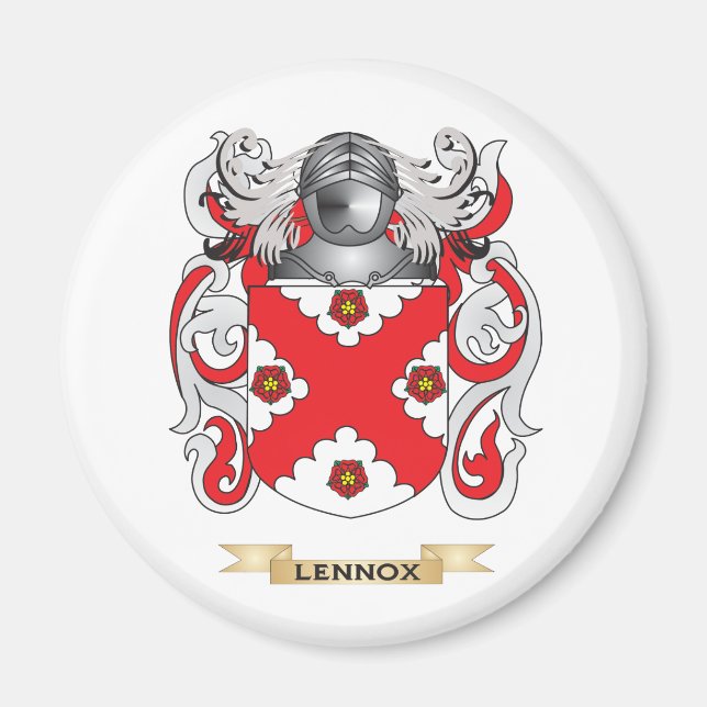 Lennox-Wappen (Familienwappen) Magnet (Vorne)