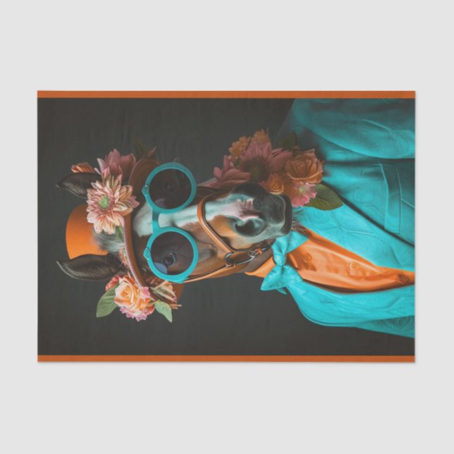 Lenny das Pferd Seidenpapier (Vorderseite)