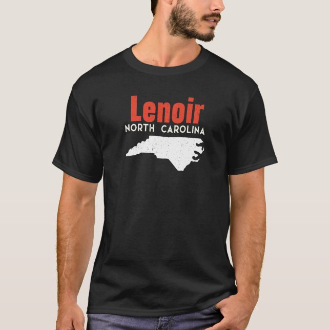 Lenoir North Carolina USA Staat Amerika Reisen T-Shirt (Vorderseite)