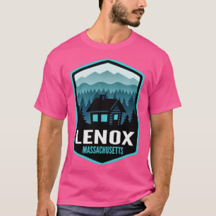 Lenox Massachusetts - Stadthütte T-Shirt