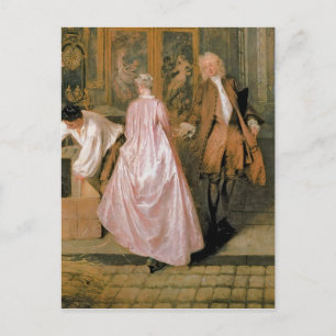 L'Enseie de Gersaint, 1720 Postkarte