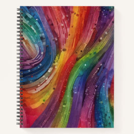 Lentejuelas de Arcoíris Notizbuch