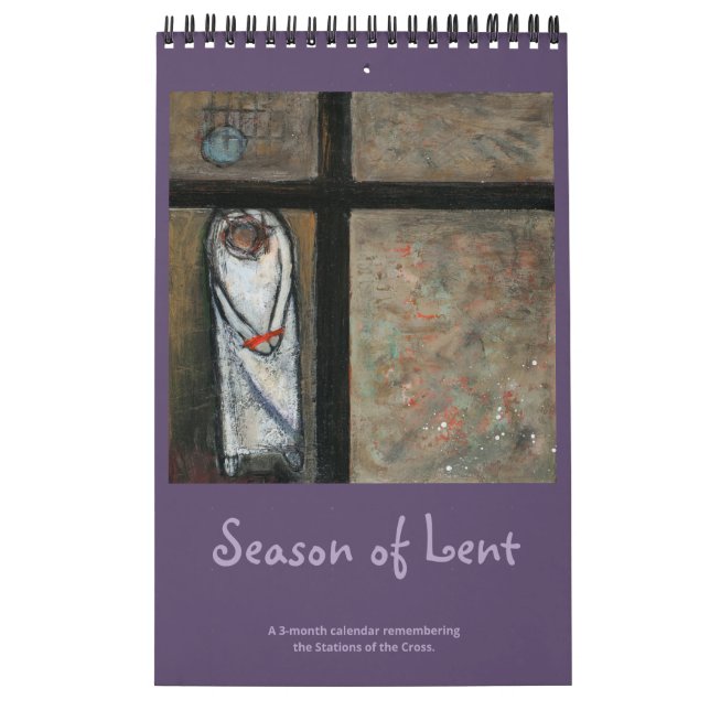 Lenten 3-monatiger Saisonkalender Kalender (Titelbild)