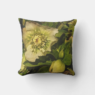 Lenten Rose Hellebore Blume Außenbereich Pillow Kissen