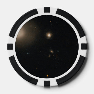 Lenticular Galaxy im Koma-Cluster mit Numero Pokerchips