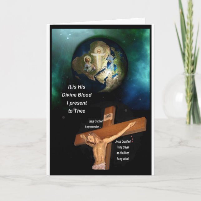 Lenton Card für religiöse Personen Feiertagskarte (Vorderseite)