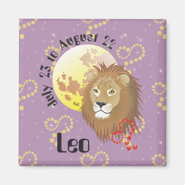 Leo 23. Juli bis August 22 Magnet (Vorne)