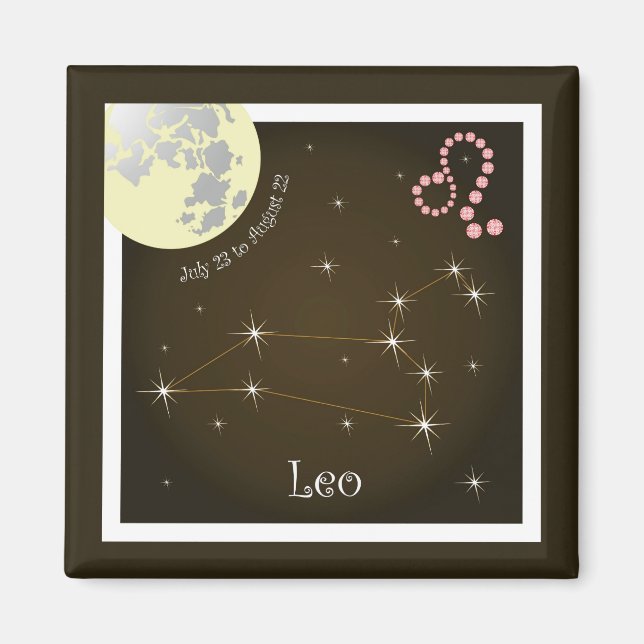 Leo 23. Juli bis August 22 Magnet (Vorne)