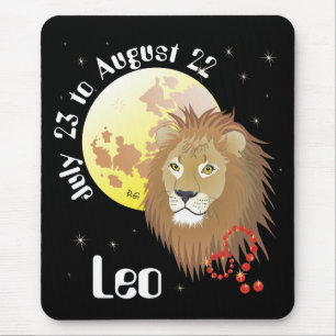 Leo 23. Juli bis August 22 Mouse Pad Mousepad