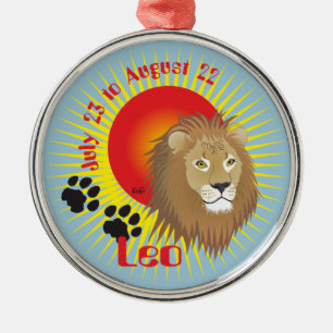 Leo 23. Juli bis August 22. Ornament
