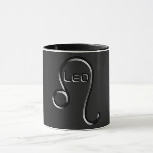 LEO, Abstract Design of the Zodiac Sign, Tasse