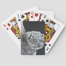 Leo, afrikanischer Löwe, Tier Spielkarten