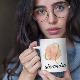 Leo Anpassbare Wasserfarbe Zodiac Design-Kaffee Kaffeetasse