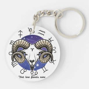 Leo Aries Sternzeichen Acrylschlüsselanhänger Schlüsselanhänger
