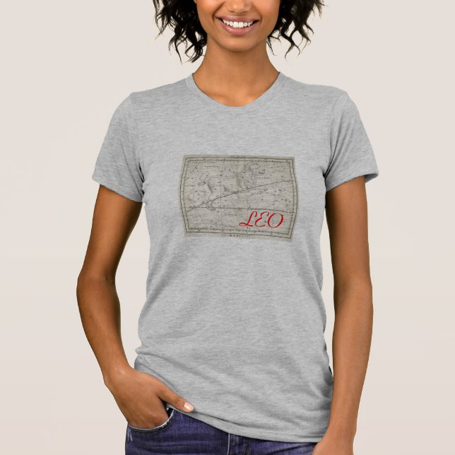 Leo Astrologisches Zeichen T-Shirt (Vorderseite)