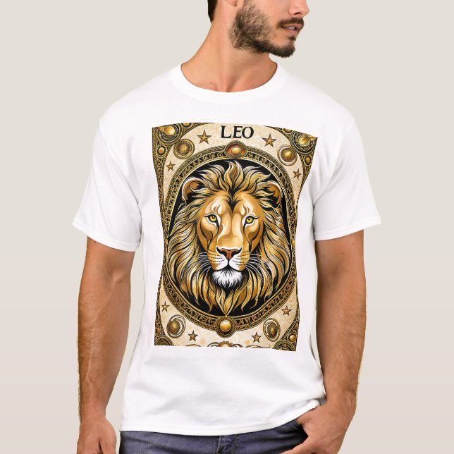 Leo astrology Zodiak-Zeichen T-Shirt (Vorderseite)