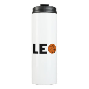 Leo Basketball Thermosbecher