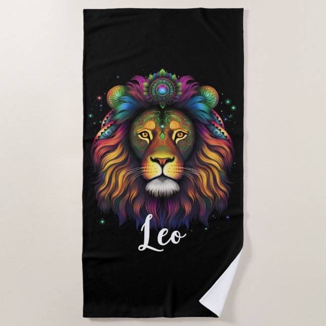 Leo Beach Handtuch (Vorderseite)