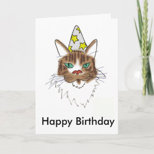 Leo Birthday Card Karte
