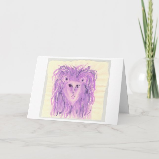 Leo Birthday Karte (Vorderseite)