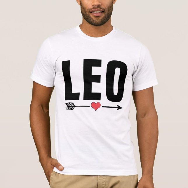 LEO Birthday T - Shirt (Vorderseite)