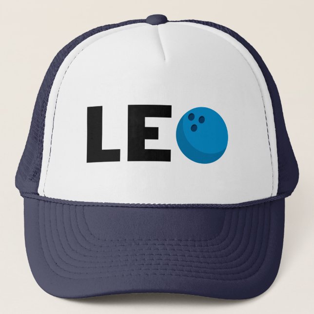 Leo Bowling LKW-Hut Truckerkappe (Vorderseite)