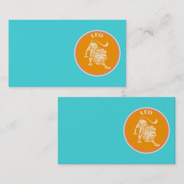 Leo Business Card Visitenkarte (Vorne/Hinten)