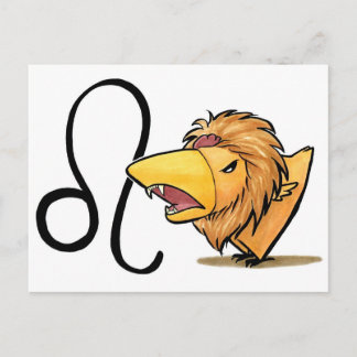 Leo Chicken Postcard Postkarte