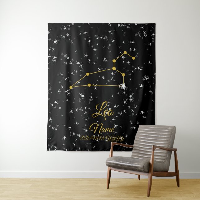 Leo Constellation Wandteppich (Beispiel)