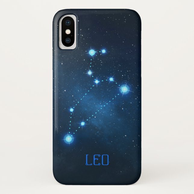 Leo Constellation Zodiac | Astrologie Case-Mate iPhone Hülle (Rückseite)