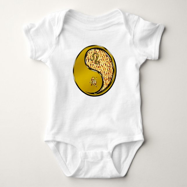 Leo der Löwe Baby Strampler (Vorderseite)