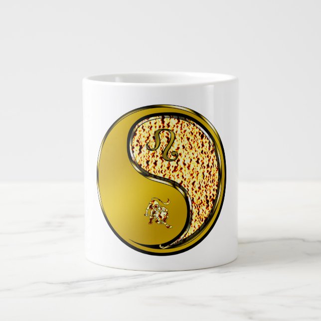 Leo der Löwe Jumbo-Tasse (Vorderseite)