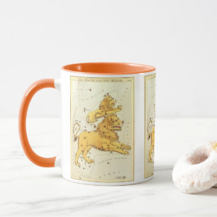 Leo der Löwe Vintage-Sternbild Urania's Mirror Tasse