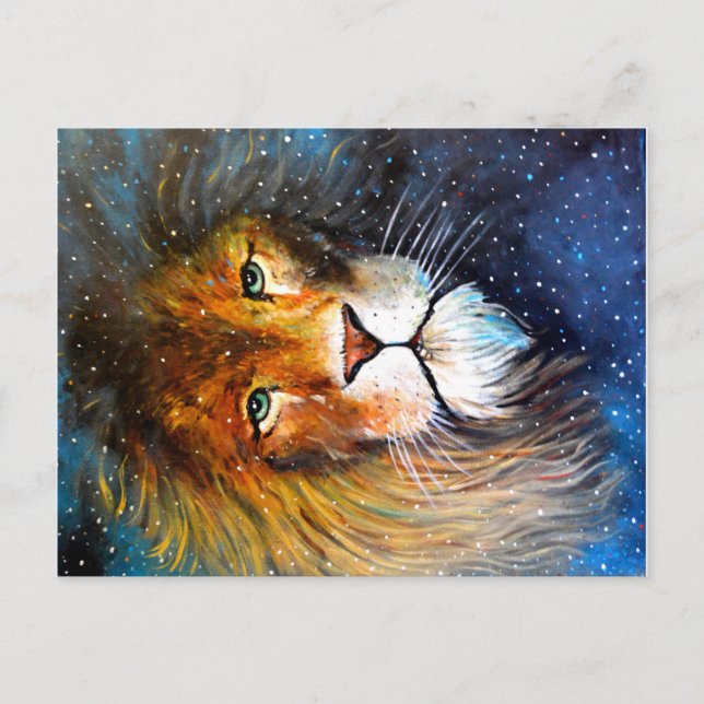 Leo, der Löwenstar. Postkarte (Vorderseite)