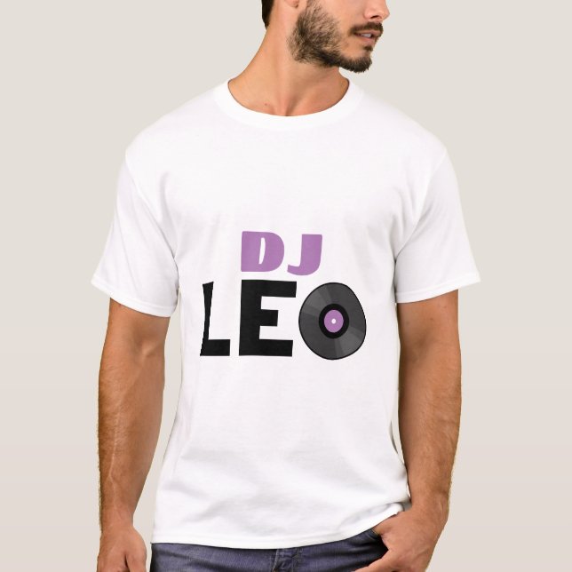 Leo DJ T-Shirt (Vorderseite)