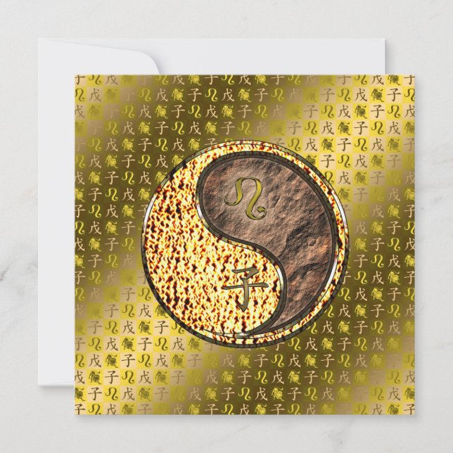 Leo & Earth Rat Karte (Vorderseite)