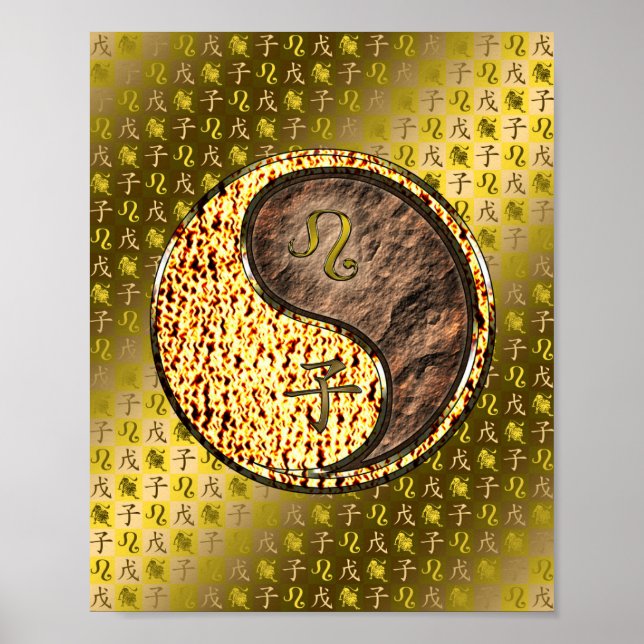 Leo & Earth Rat Poster (Vorne)