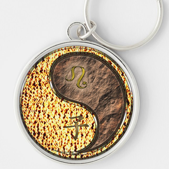 Leo & Earth Rat Schlüsselanhänger (Vorne)