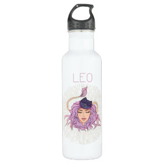 Leo Femme Zodiac Zeichenwasserflasche Edelstahlflasche